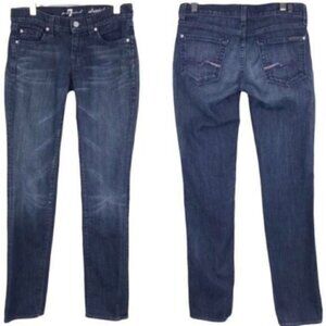 7 For All Mankind straight leg jeans 26/32” inseam